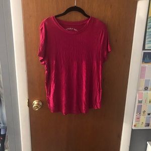 Hot pink Crew neck T-Shirt Aeropostale (L)